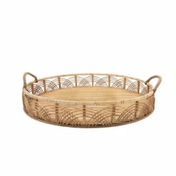 Brand new 👍 Sagebrook Home Set Of 2 Bamboo 24, 30" Round Trays, Natural 3.5"H - 30.0" X 30.0" X 3.5" 🤩 -Sagebrook Home Online Shop unnamed file 3260