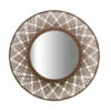 Best deal ⭐ Sagebrook Home Bamboo, 35" Mirrored Wall Deco, Brown 1.0"H - 35.0" X 35.0" X 1.0" ⌛