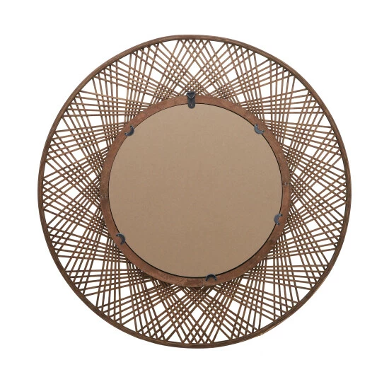 Best deal ⭐ Sagebrook Home Bamboo, 35" Mirrored Wall Deco, Brown 1.0"H - 35.0" X 35.0" X 1.0" ⌛ 4 Best deal ⭐ Sagebrook Home Bamboo, 35" Mirrored Wall Deco, Brown 1.0"H - 35.0" X 35.0" X 1.0" ⌛ - Image 2