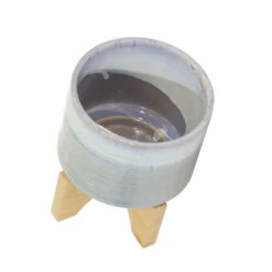 Cheapest 👍 Sagebrook Home Ceramic 7" Planter On Stand, Blue Fade 🧨 -Sagebrook Home Online Shop unnamed file 3308