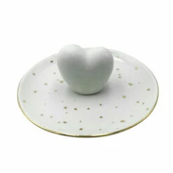 Top 10 🌟 Sagebrook Home 6" Trinket Heart Tray, White 2.32"H - 6.0" X 6.0" X 2.32" ✔️