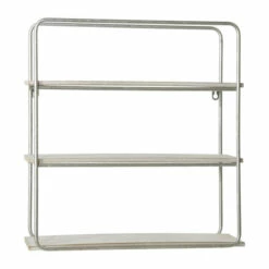 Top 10 ๐ Sagebrook Home Metal, Wood 3 Tier Wall Shelf, White, Silver Leaf 19"H - 18.0" X 6.0" X 19.0" ๐คฉ