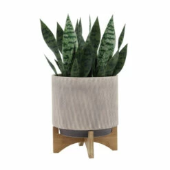 Discount 🎁 Sagebrook Home 10" Mesh Planter With Stand, Tan 12.0"H - 10.0" X 10.0" X 12.0" 🌟 -Sagebrook Home Online Shop unnamed file 3364