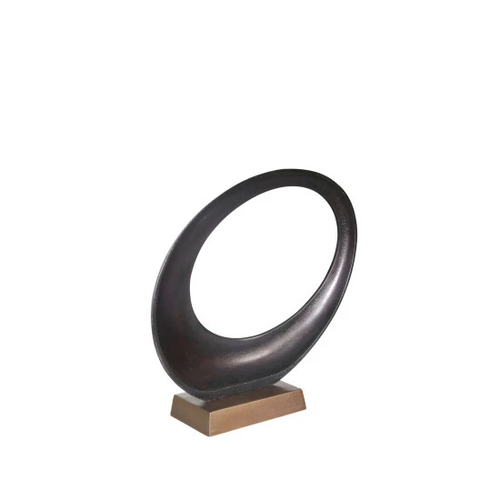 Flash Sale โ๏ธ Sagebrook Home Aluminum Ovoid Sculpture, Bronze, Brass Antique 13"H - 14.0" X 4.0" X 13.0" ๐ 5 Flash Sale โ๏ธ Sagebrook Home Aluminum Ovoid Sculpture, Bronze, Brass Antique 13"H - 14.0" X 4.0" X 13.0" ๐ - Image 3