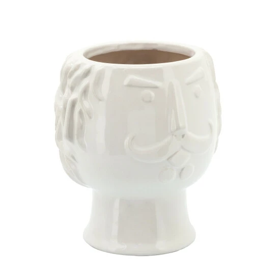 Budget ๐ Sagebrook Home 6" Grandpa Face Planter, White 7"H - 6.0" X 6.0" X 7.0" ๐ฅ 4 Budget ๐ Sagebrook Home 6" Grandpa Face Planter, White 7"H - 6.0" X 6.0" X 7.0" ๐ฅ - Image 2