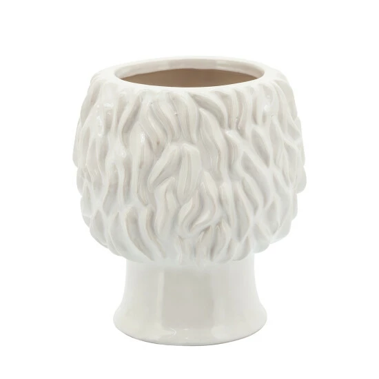 Budget ๐ Sagebrook Home 6" Grandpa Face Planter, White 7"H - 6.0" X 6.0" X 7.0" ๐ฅ 6 Budget ๐ Sagebrook Home 6" Grandpa Face Planter, White 7"H - 6.0" X 6.0" X 7.0" ๐ฅ - Image 4