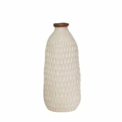 Cheapest 💯 Sagebrook Home Ceramic 12" Dimpled Vase, Ivory 12.25"H 😍 -Sagebrook Home Online Shop unnamed file 3421