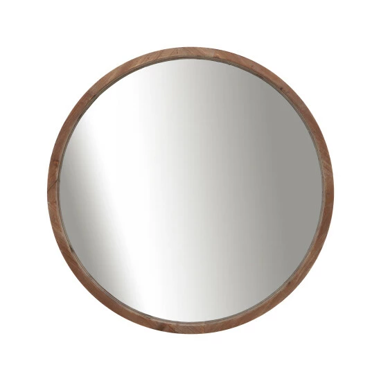 Promo โจ Sagebrook Home Wood, 32" Round Mirror, Brown 1.0"H - 32.0" X 32.0" X 1.0" ๐ฅ 4 Promo โจ Sagebrook Home Wood, 32" Round Mirror, Brown 1.0"H - 32.0" X 32.0" X 1.0" ๐ฅ - Image 2