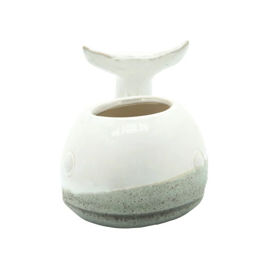 Cheapest π€© Sagebrook Home Ceramic 5" Whale Planter, Beige 5"H - 9.0" X 5.0" X 5.0" β€οΈ 4 Cheapest π€© Sagebrook Home Ceramic 5" Whale Planter, Beige 5"H - 9.0" X 5.0" X 5.0" β€οΈ - Image 2