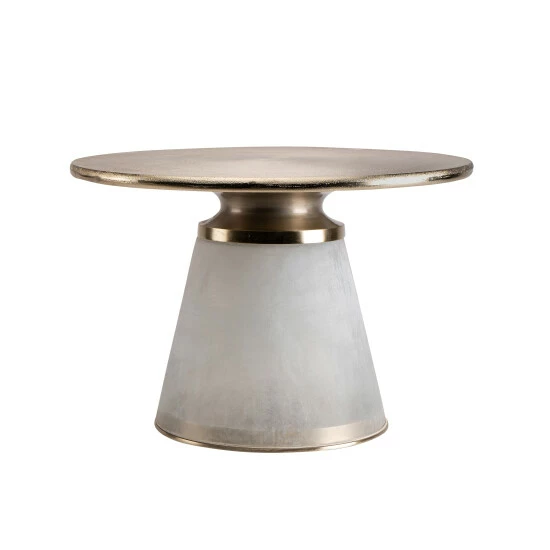 Flash Sale 🔥 Sagebrook Home Metal Top, 17"h Nebular Coffee Table, Frost 17.0"H - 24.0" X 24.0" X 17.0" 🥰 3 Flash Sale 🔥 Sagebrook Home Metal Top, 17"h Nebular Coffee Table, Frost 17.0"H - 24.0" X 24.0" X 17.0" 🥰