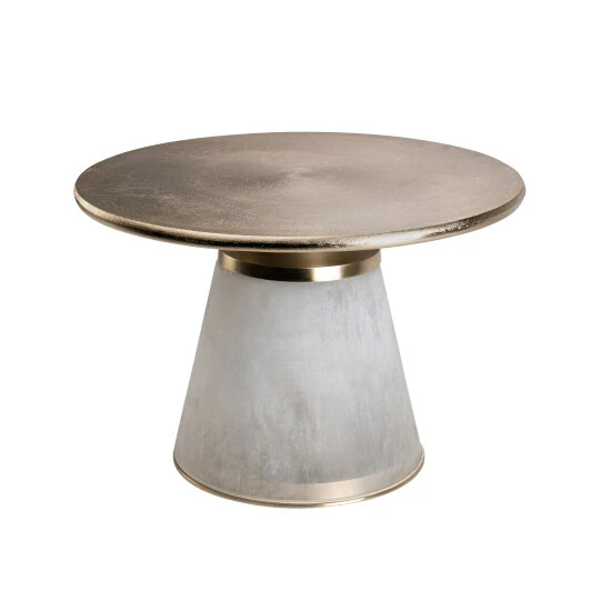 Flash Sale 🔥 Sagebrook Home Metal Top, 17"h Nebular Coffee Table, Frost 17.0"H - 24.0" X 24.0" X 17.0" 🥰 4 Flash Sale 🔥 Sagebrook Home Metal Top, 17"h Nebular Coffee Table, Frost 17.0"H - 24.0" X 24.0" X 17.0" 🥰 - Image 2