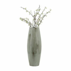 Discount 🧨 Sagebrook Home Glass, 24"h Vase With Metal Ring, Taupe 24.0"H 👏 -Sagebrook Home Online Shop unnamed file 3511