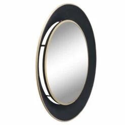 New 💯 Sagebrook Home Metal 35" Round Mirror With Goldrim, Black 3.94"H - 34.65" X 34.65" X 3.94" 🛒 -Sagebrook Home Online Shop unnamed file 3533