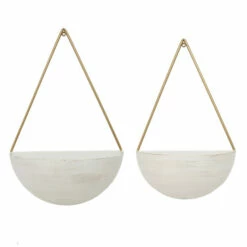 Buy π Sagebrook Home Set Of 2 Metal Half Moon Wall Planters, White 18.25"H - 11.75" X 5.75" X 18.25" π€© 5 Buy π Sagebrook Home Set Of 2 Metal Half Moon Wall Planters, White 18.25"H - 11.75" X 5.75" X 18.25" π€© -Sagebrook Home Online Shop unnamed file 3631