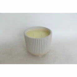 Best deal ๐ฅฐ Sagebrook Home 6" Ridged Scented Candle, Beige 20oz 6"H - 6.0" X 6.0" X 6.0" โญ