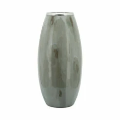 Wholesale 😉 Sagebrook Home Glass, 18"h Vase With Metal Ring, Taupe 18.0"H 😀 -Sagebrook Home Online Shop unnamed file 3642