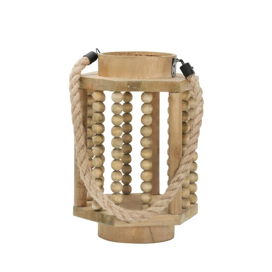 Cheapest β€οΈ Sagebrook Home Wood 11" Lantern With Rope Handle, Brown 11"H - 6.75" X 7.75" X 11.0" π 4 Cheapest β€οΈ Sagebrook Home Wood 11" Lantern With Rope Handle, Brown 11"H - 6.75" X 7.75" X 11.0" π - Image 2