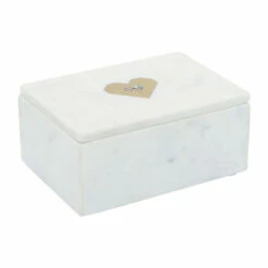 Best reviews of 🤩 Sagebrook Home Marble, 7x5 Rectangular Box - Heart, White 3"H - 7.0" X 5.0" X 3.0" 🛒