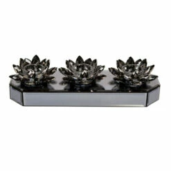 Discount 🌟 Sagebrook Home Glass 13" 3 Lotus Mirrored Candle Holder, Black 3"H - 13.0" X 5.0" X 3.0" 🤩 10 Discount 🌟 Sagebrook Home Glass 13" 3 Lotus Mirrored Candle Holder, Black 3"H - 13.0" X 5.0" X 3.0" 🤩 -Sagebrook Home Online Shop unnamed file 3664