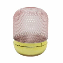 Buy ❤️ Sagebrook Home Glass 11", Textured Dots, Pink, Gold 11.4"H 🥰 -Sagebrook Home Online Shop unnamed file 3675