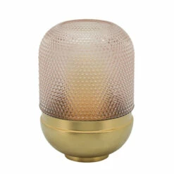 Buy ❤️ Sagebrook Home Glass 11", Textured Dots, Pink, Gold 11.4"H 🥰 -Sagebrook Home Online Shop unnamed file 3676