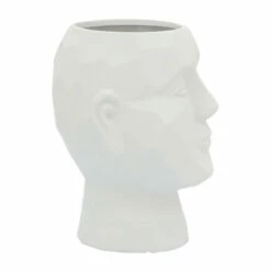 Best Pirce 🤩 Sagebrook Home Porcelain, 6" Dia Face Vase, White 10.0"H 🛒 -Sagebrook Home Online Shop unnamed file 3684