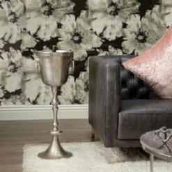 Discount ๐ Sagebrook Home Metal 31" Wine Cooler, Silver 31.0"H - 12.0" X 11.0" X 31.0" ๐