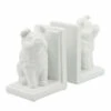 Top 10 😍 Sagebrook Home Set Of 2 7" Winged Pigs Bookends, White 7.007874"H - 5.28" X 4.17" X 7.01" 🌟