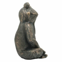 Budget 🤩 Sagebrook Home Resin, 16"h Thinking Frog, Black 16"H 🛒 -Sagebrook Home Online Shop unnamed file 378