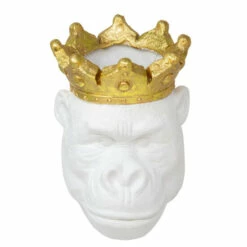 Buy 🥰 Sagebrook Home Resin 9" Gorilla With Crown, White 9"H - 9.0" X 7.0" X 9.0" 😀 -Sagebrook Home Online Shop unnamed file 3837
