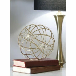Best Sale 😀 Sagebrook Home Metal 8" Decorative Orb, Gold 8"H - 8.0" X 8.0" X 8.0" ✔️