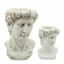 Best Sale 🎉 Sagebrook Home Resin, 20"h Greek God Head Planter, Antique White 19.7"H - 13.0" X 13.0" X 19.7" ❤️ -Sagebrook Home Online Shop unnamed file 3864