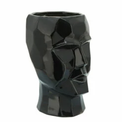 Top 10 😉 Sagebrook Home Ceramic, 12" Face Vase, Black 12.5"H ⌛ -Sagebrook Home Online Shop unnamed file 3956