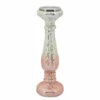 Cheapest ⭐ Sagebrook Home 15" Blush Crackled Candle Holder 15.0"H - 5.0" X 5.0" X 15.0" 🌟 -Sagebrook Home Online Shop unnamed file 3966