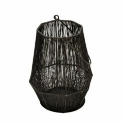 Budget ๐ Sagebrook Home Metal 11" Lantern, Gray 11.0"H - 8.0" X 8.0" X 11.0" ๐