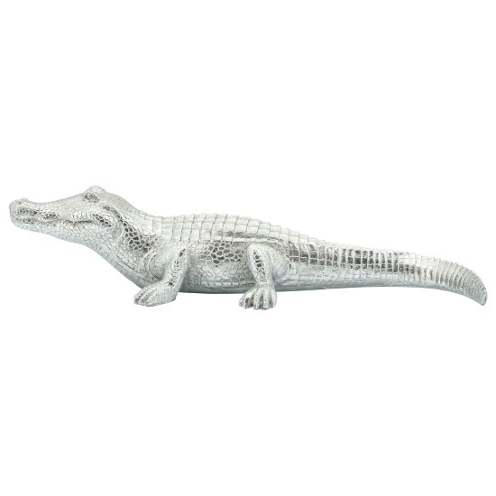 Wholesale โญ Sagebrook Home Polyresin 16" Fake Crocodile Figurine, Silver 4"H - 16.0" X 6.0" X 4.0" ๐คฉ 3 Wholesale โญ Sagebrook Home Polyresin 16" Fake Crocodile Figurine, Silver 4"H - 16.0" X 6.0" X 4.0" ๐คฉ