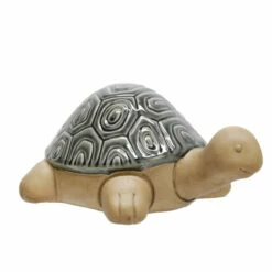 Buy ⌛ Sagebrook Home 13" Tortoise Deco, Gray 6.0"H 🎉