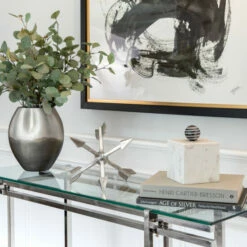 Hot Sale 🔥 Sagebrook Home Marble, 5x7 Box With Orb, White 7.0"H - 5.0" X 5.0" X 7.0" 🎉