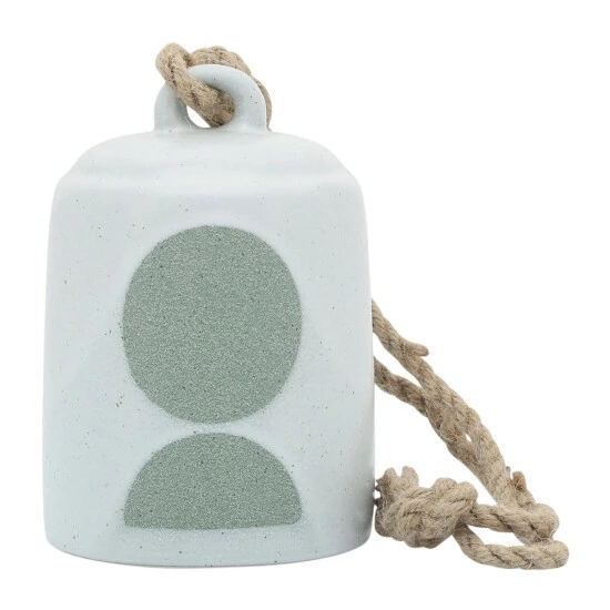 Best reviews of โญ Sagebrook Home Ceramic 4" Hanging Bell Circles, White, Green 5.0"H ๐ 4 Best reviews of โญ Sagebrook Home Ceramic 4" Hanging Bell Circles, White, Green 5.0"H ๐ - Image 2