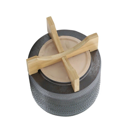 Top 10 ❤️ Sagebrook Home 8" Dotted Planter With Wood Stand, Green 9.0"H - 8.0" X 8.0" X 9.0" ⌛ 7 Top 10 ❤️ Sagebrook Home 8" Dotted Planter With Wood Stand, Green 9.0"H - 8.0" X 8.0" X 9.0" ⌛ - Image 5