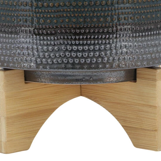 Top 10 ❤️ Sagebrook Home 8" Dotted Planter With Wood Stand, Green 9.0"H - 8.0" X 8.0" X 9.0" ⌛ 9 Top 10 ❤️ Sagebrook Home 8" Dotted Planter With Wood Stand, Green 9.0"H - 8.0" X 8.0" X 9.0" ⌛ - Image 7