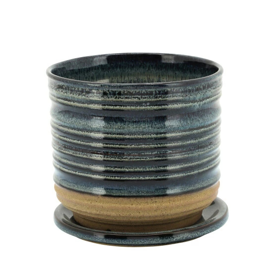 Deals π Sagebrook Home Ceramic 6" Textured Planterw, Saucer, Multi 6"H - 6.0" X 6.0" X 6.0" π€© 4 Deals π Sagebrook Home Ceramic 6" Textured Planterw, Saucer, Multi 6"H - 6.0" X 6.0" X 6.0" π€© - Image 2