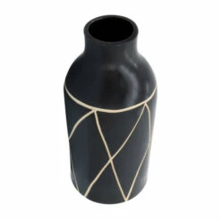 Best Sale ✔️ Sagebrook Home Ceramic 16"h Tribal Vase, Black 16.0"H 🛒 -Sagebrook Home Online Shop unnamed file 4150
