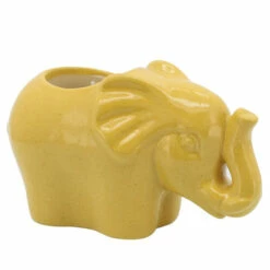 Best deal ✨ Sagebrook Home 7" Elephant Scented Candle, Yellow 9oz 5.0"H - 7.0" X 7.0" X 5.0" ✔️