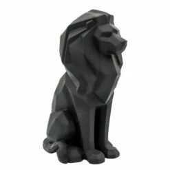 Outlet 😍 Sagebrook Home Resin 11"H Sitting Lion, Black 🥰