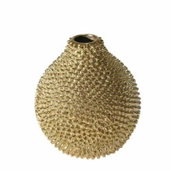 Best reviews of 🤩 Sagebrook Home Decorative Ceramic Vase, Gold ⭐