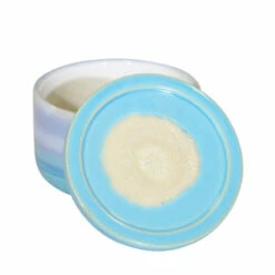 Best Sale 🔥 Sagebrook Home Ceramic 3.75" Covered Jar, Blue Mix 2.25"H - 3.75" X 3.75" X 2.25" 👍 -Sagebrook Home Online Shop unnamed file 4218