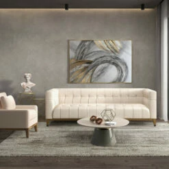 Deals ๐ฅ Sagebrook Home Marble Top, 17"h Nebular Coffee Table, Gray 17.0"H - 24.0" X 24.0" X 17.0" ๐ฅ