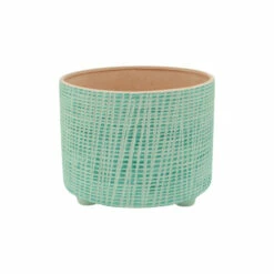 Buy 🥰 Sagebrook Home Set Of 2 10, 12" Checkered Footed Planter, Green 12"H - 12.0" X 12.0" X 12.0" 😉 -Sagebrook Home Online Shop unnamed file 4262