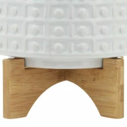 Promo 🥰 Sagebrook Home 8" Dotted Planter With Stand, White 7.0"H - 8.0" X 8.0" X 7.0" 🧨 -Sagebrook Home Online Shop unnamed file 4320